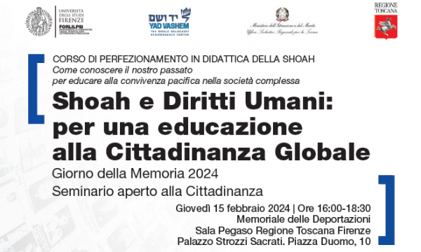Shoah e Diritti Umani: per una educazione alla Cittadinanza Globale.